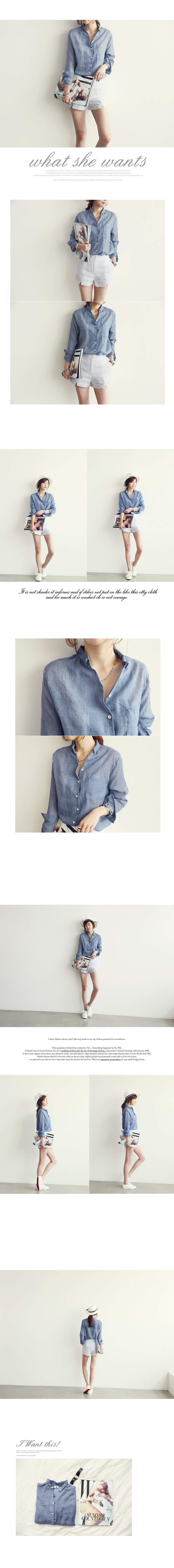 Cotton-Linen Shirt Details