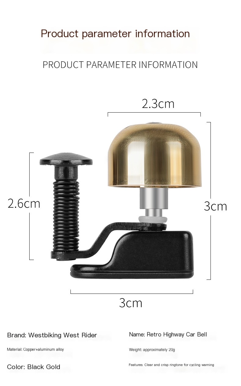 MTB Road Bike Horn Safety Cycling Alarm Siren Bicycle Accessories MTB Cycling Bells Rings Small Bicycle Bell