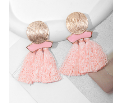 Tassel earrings in various colors