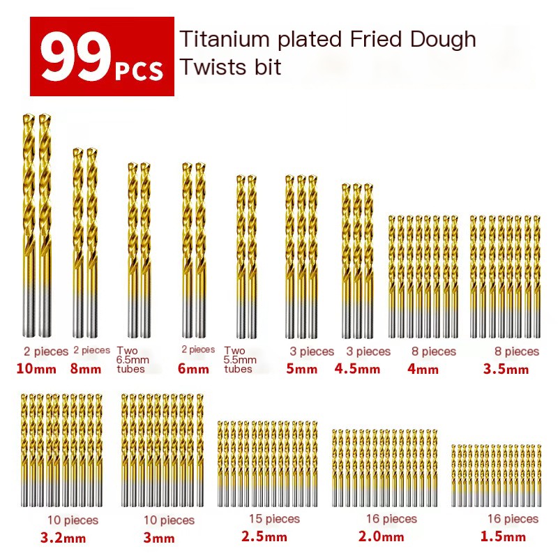 High-speed steel drill bits