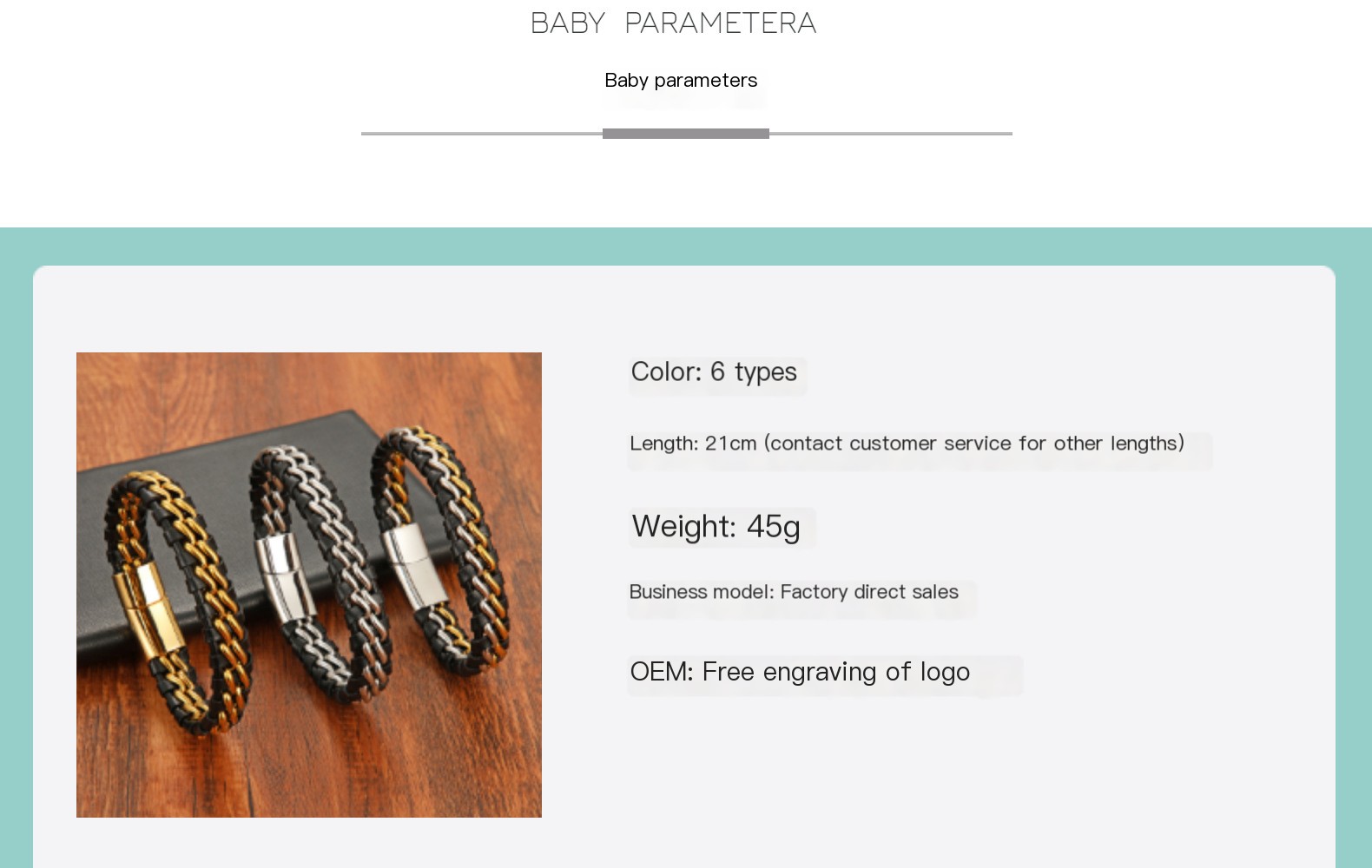 Titanium Steel Bracelet Image 4