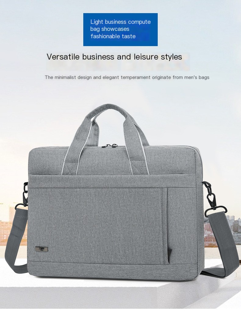 Shockproof One-Shoulder Laptop Bag