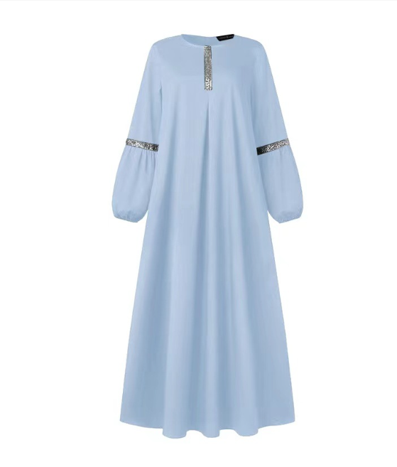 Jalabiya Zipper Cardigan Robe Image 1