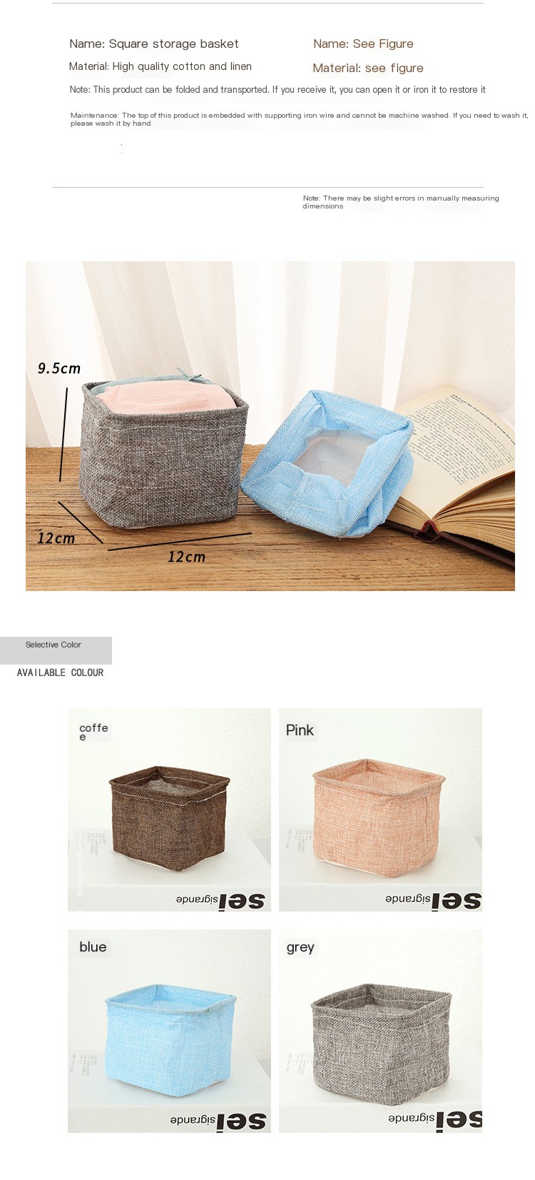 Laundry Storage Basket in Home Decor