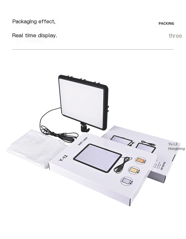 LED panel light in action