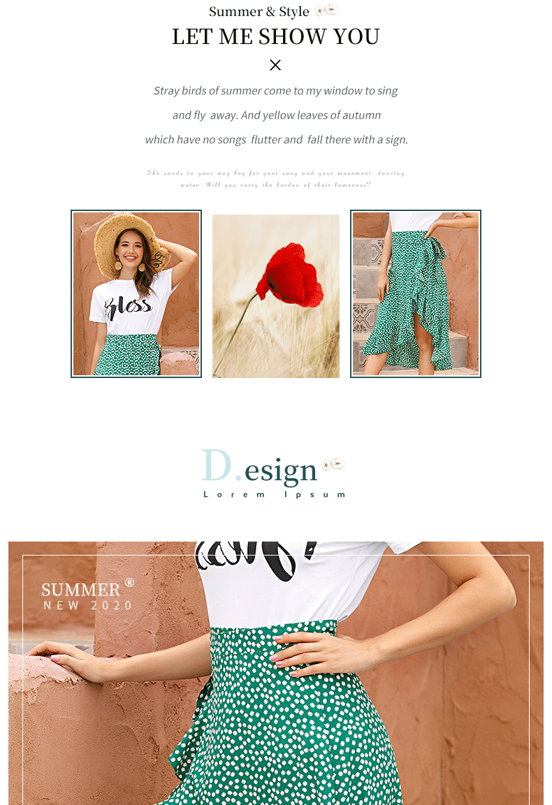 Chiffon Printed Skirt Image 3