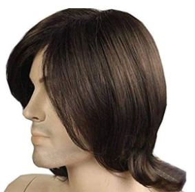 GENTS LONG HAIR CAP WIG image