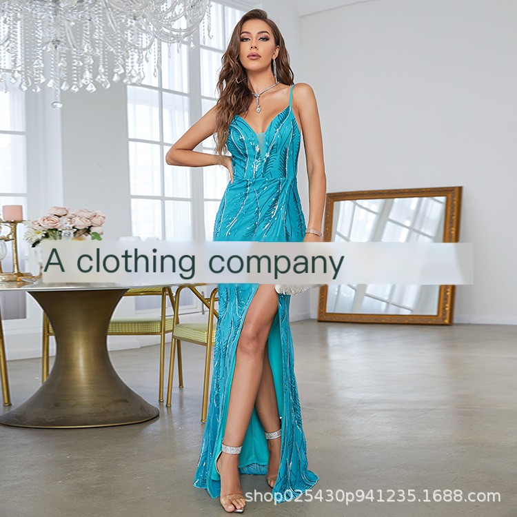 Embroidered Tulle Evening Dress Image 2