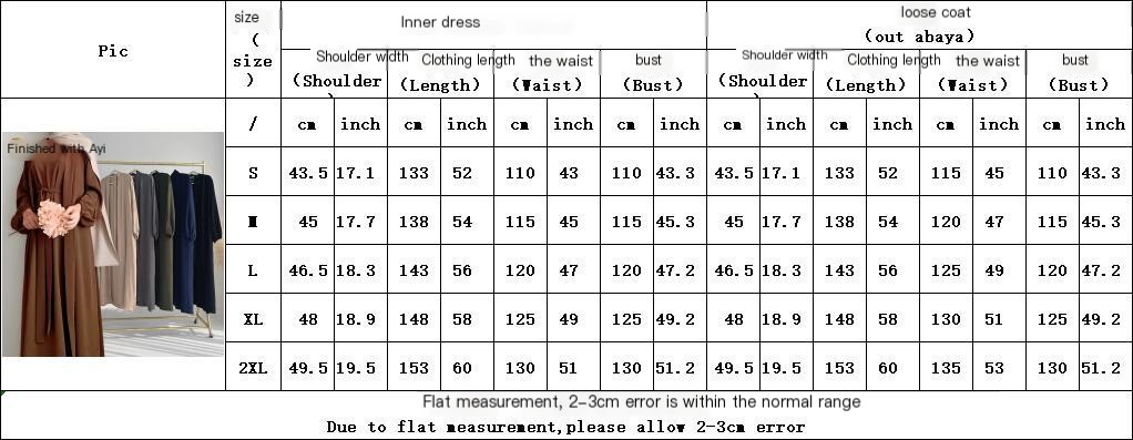 Eid Ramadan Abaya Set