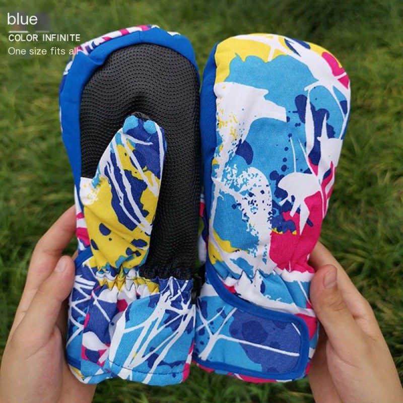 Blue Children's Mittens