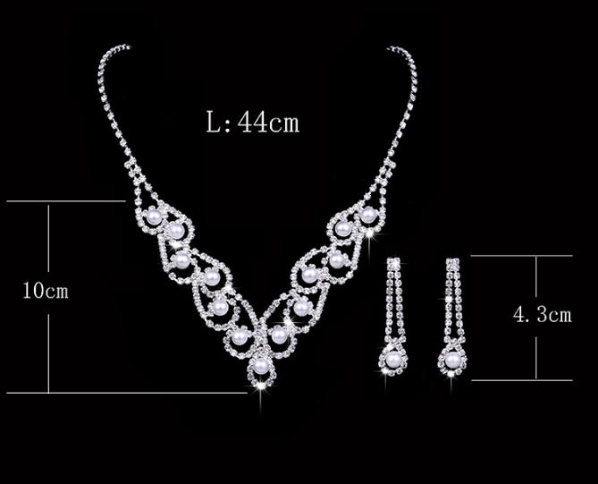 Earrings and Necklace Set