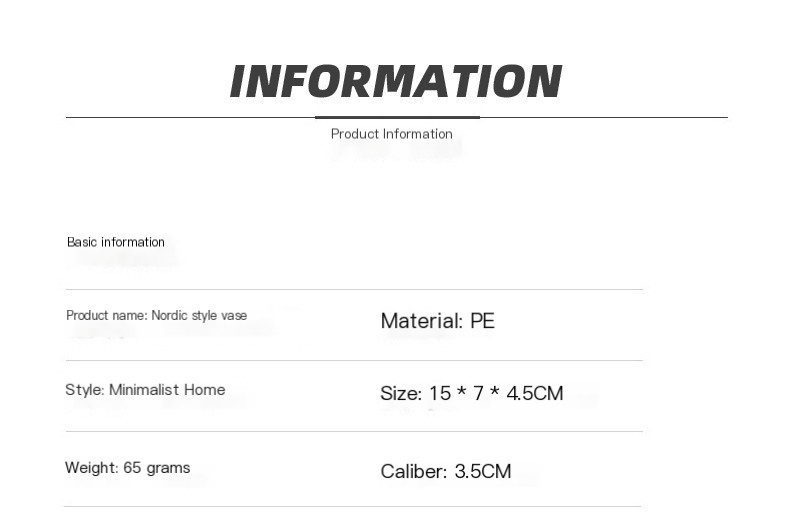 Nordic Style Vase