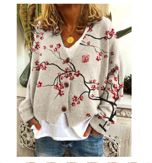 Lorie Casual Flannel Cardigan Image 5