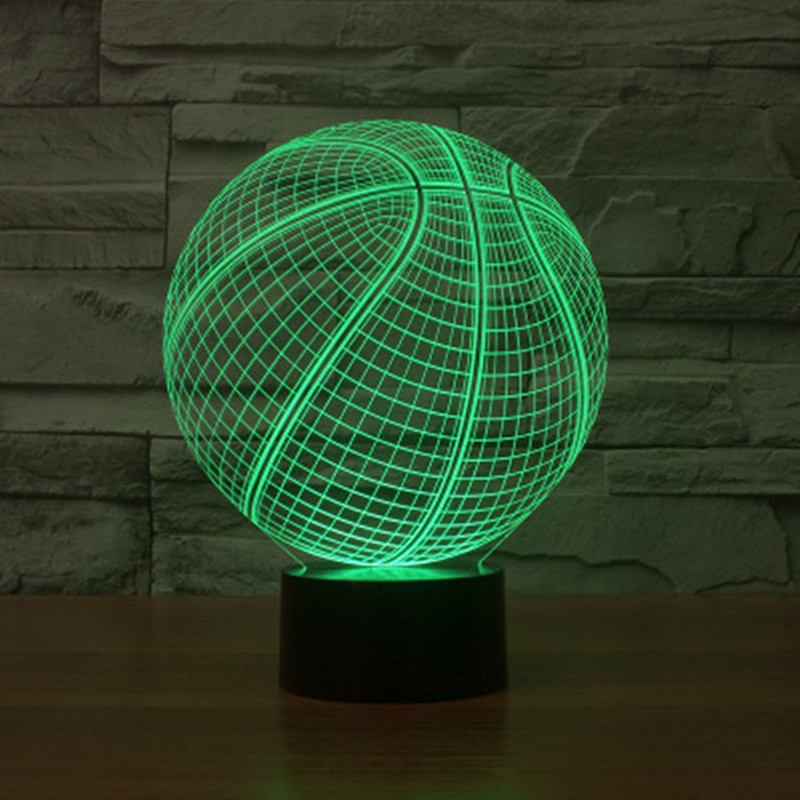 Colorful Basketball Lamp