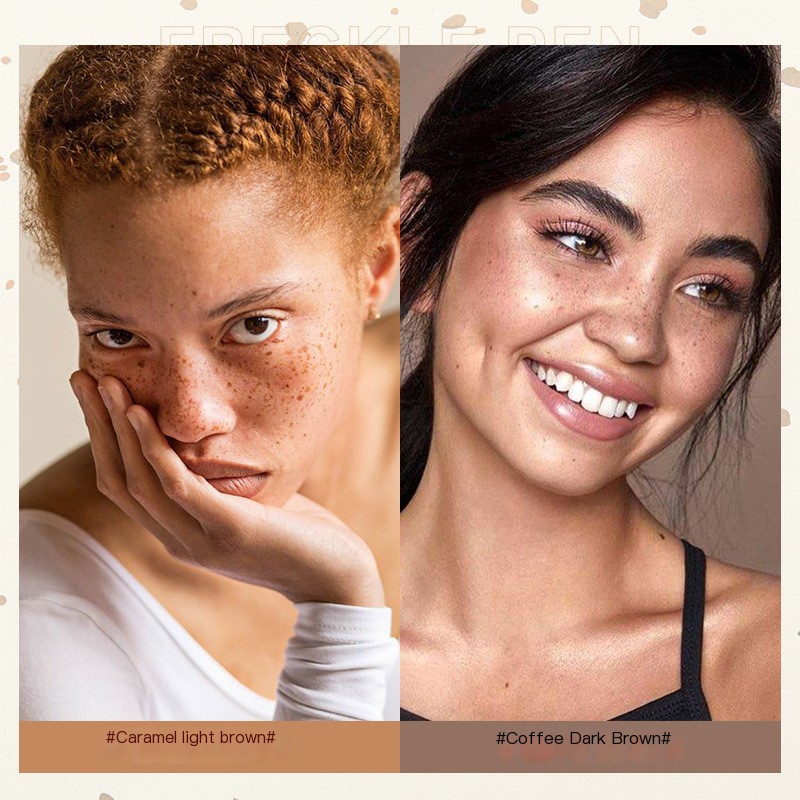 Natural Lifelike Freckle Pen Soft Brown Freckle Pen Makeup Waterproof