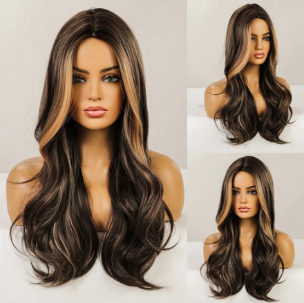 Side view of the wig