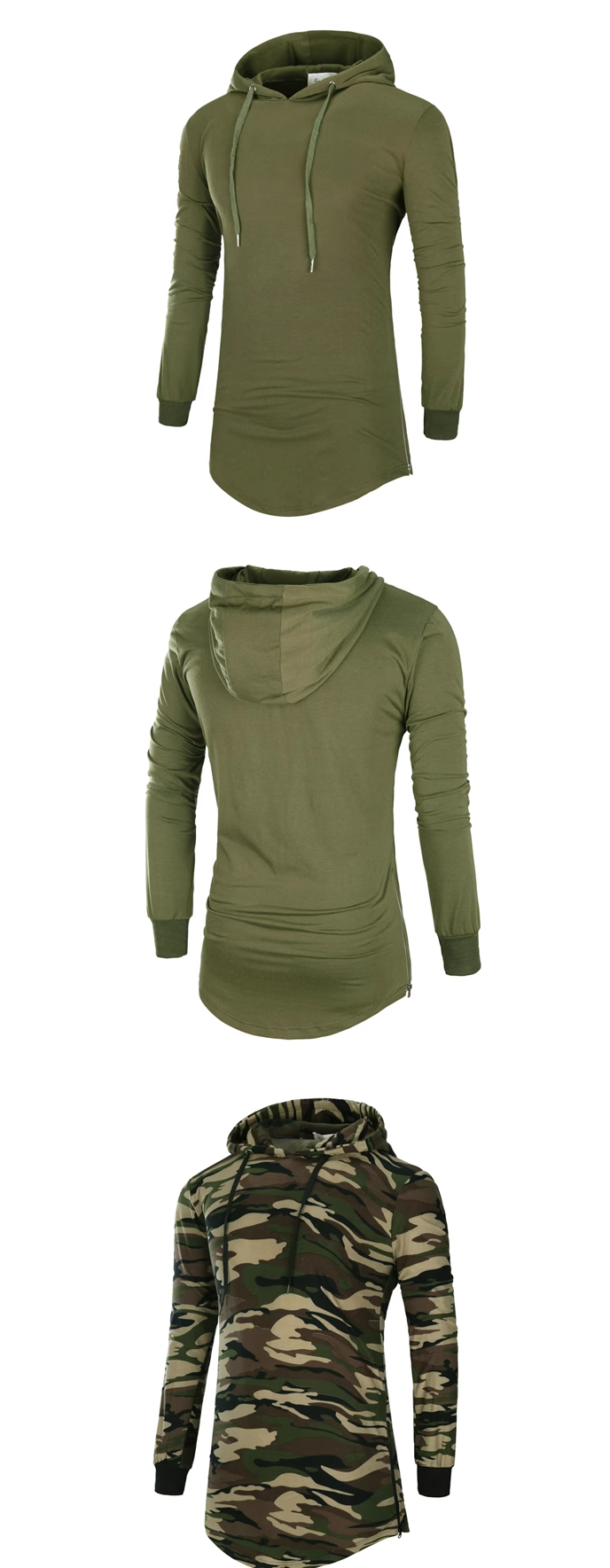Men's Camouflage Long Sleeve Hoodie