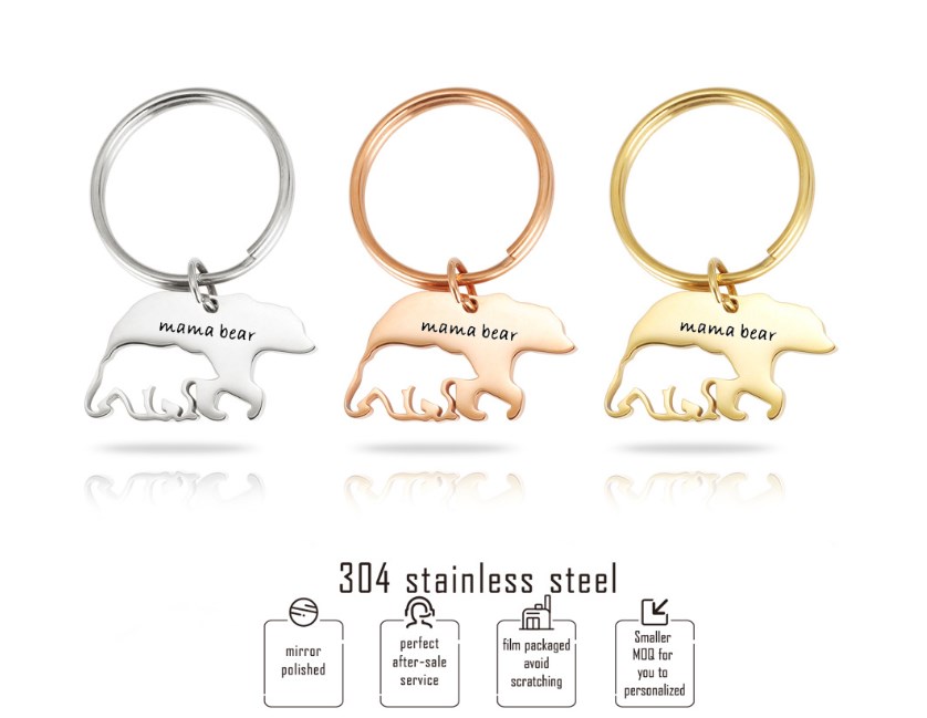 Mama Bear Keychain