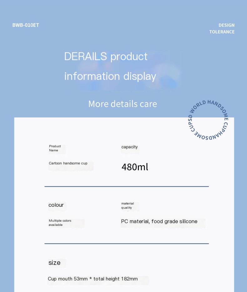 Kids Straw Water Cup