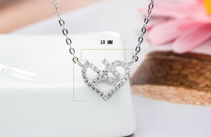 S925 Pure Silver Necklace - Rose Gold