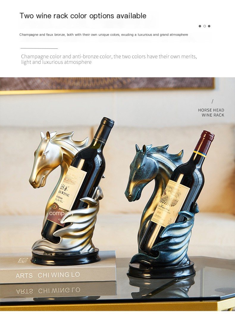 Horse Head Wine Rack Image 4