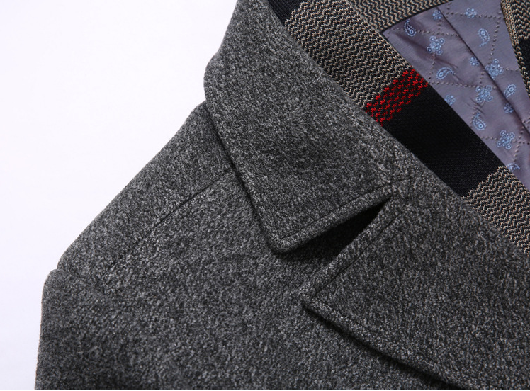 Men's Woolen Overcoat Image 4