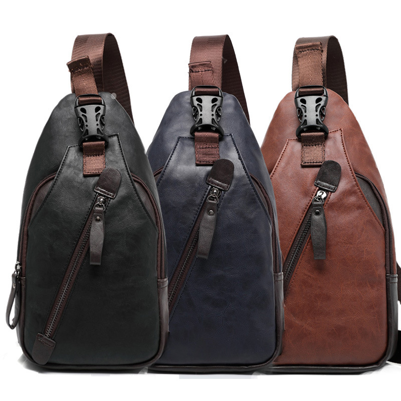 Men's Chest Bag Black