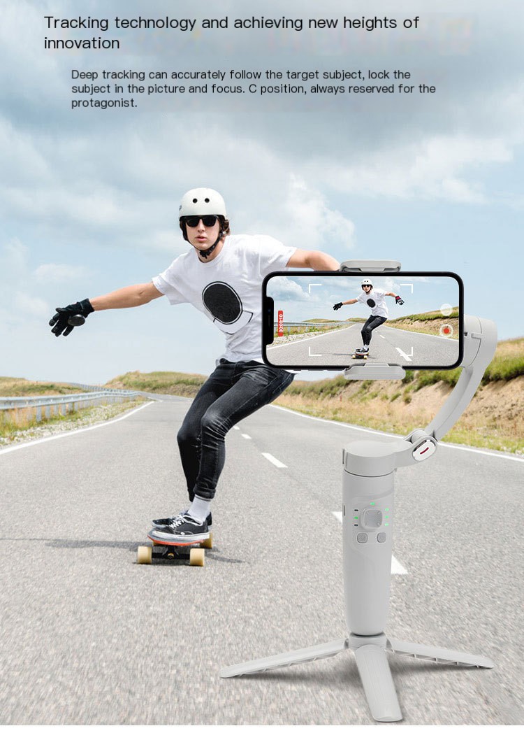 User holding M01 stabilizer