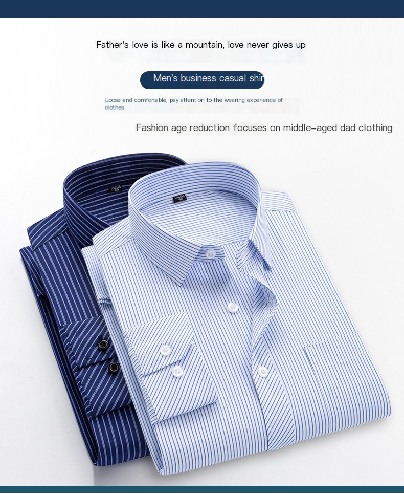 Deep Blue Stripe Shirt