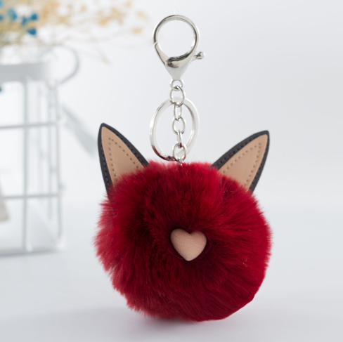 Hair Ball Keychain 5
