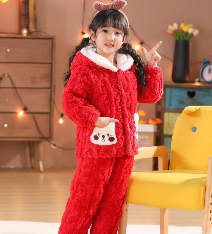 Children's Coral Fleece Pajamas
