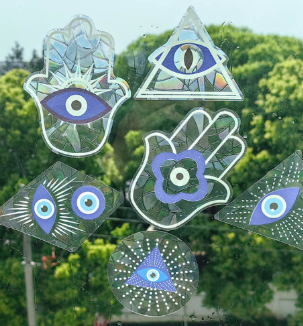 Combo 6 Evil Eye Stickers