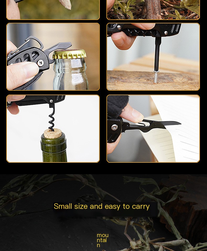 Multifunctional Tactical Swiss Knife - Blue