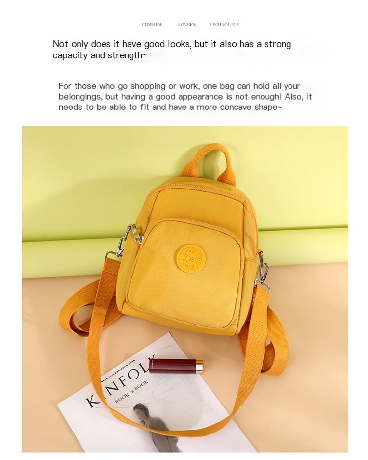 Mini Backpack Handbag Color Options