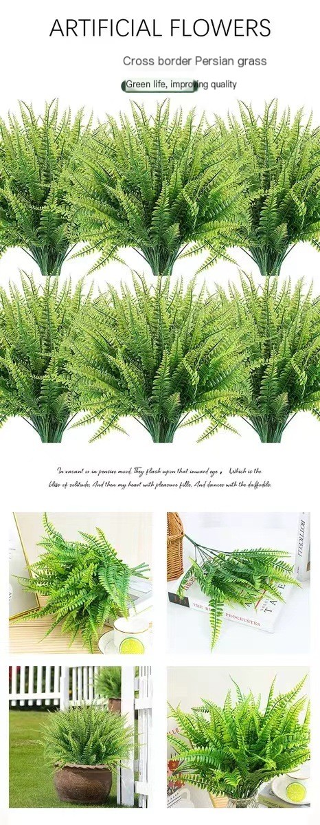 Cross Border Persian Grass Bundle Green