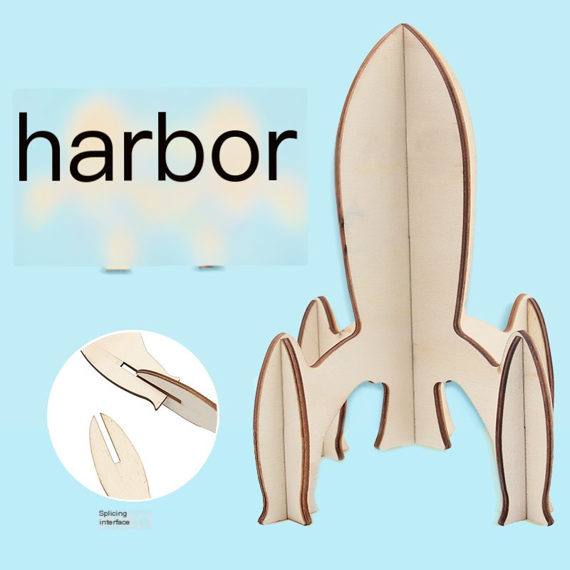 Wooden Airplane Model