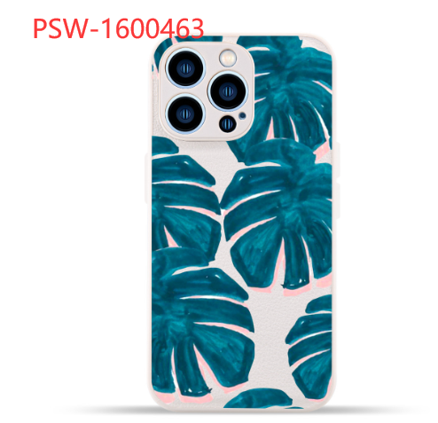 Blue Leaf Mobile Phone Case Image 1