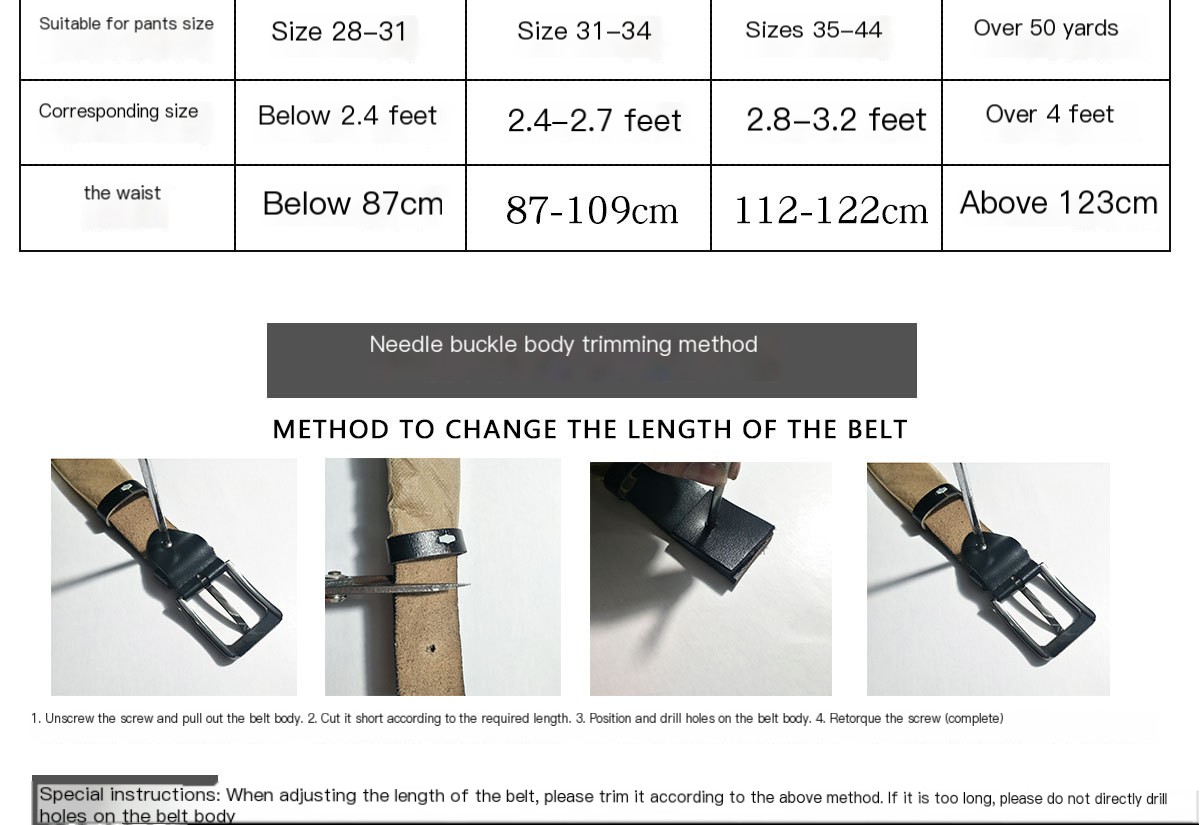 Genuine Leather Belt