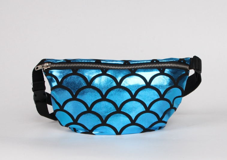 Mermaid Waist Bag - Blue