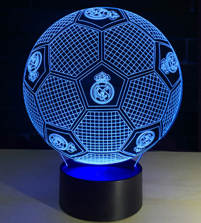 Luminária de Led Bola de Futebol - In Use