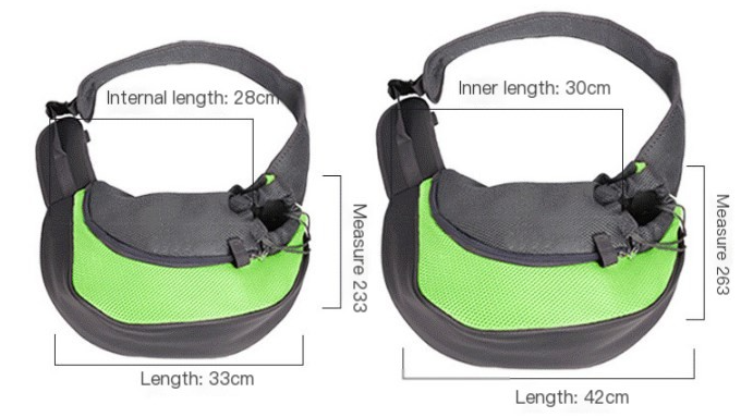 Teddy Cat and Dog Chest Bag