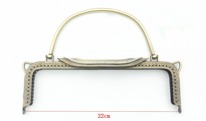 22cm Square Embossed Coin Purse Frame Image 2