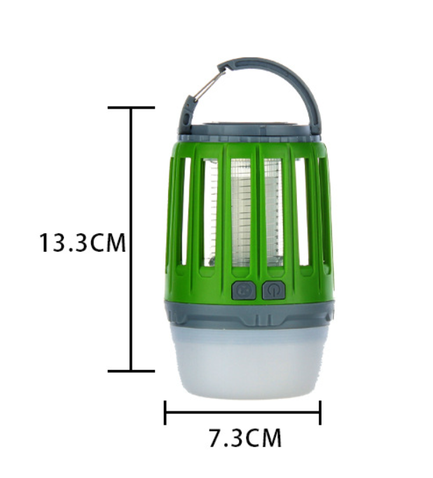 Multi-Functional USB Rechargeable Outdoor Waterproof Camping Lamp and Mosquito Trap