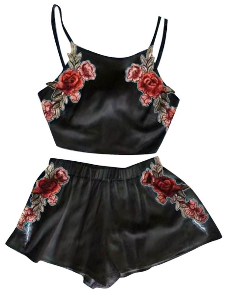 Embroidered Two-Piece Set Image 1