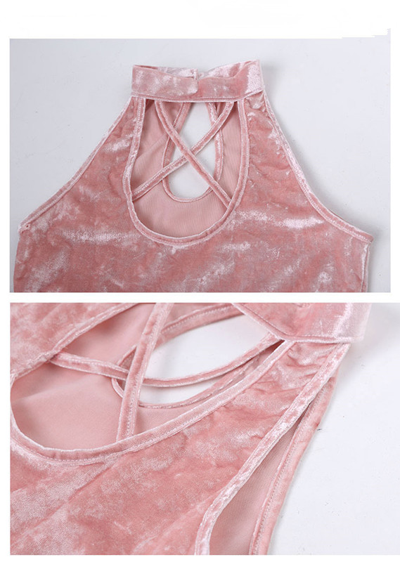 LIVA Sexy Cross Bandage Dress Image 3