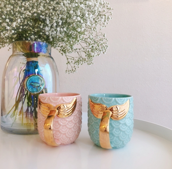 Mermaid Tail Mug - Blue