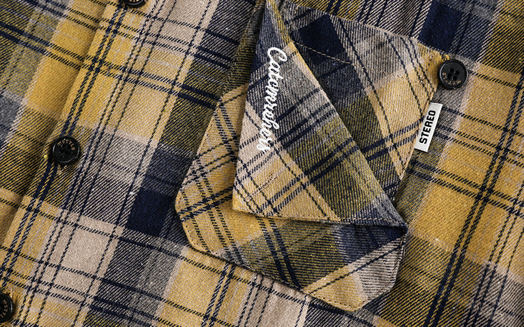 Plaid Wool Coat Image 5