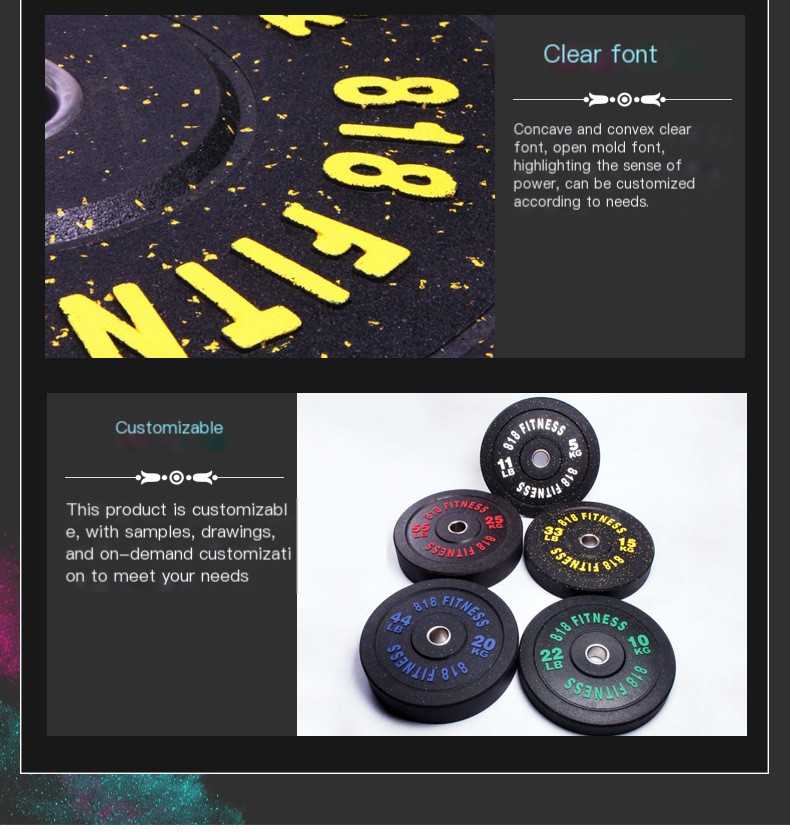 Colorful Weight Plates