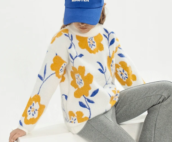 Radish Rabbit Cardigan - Orange Color