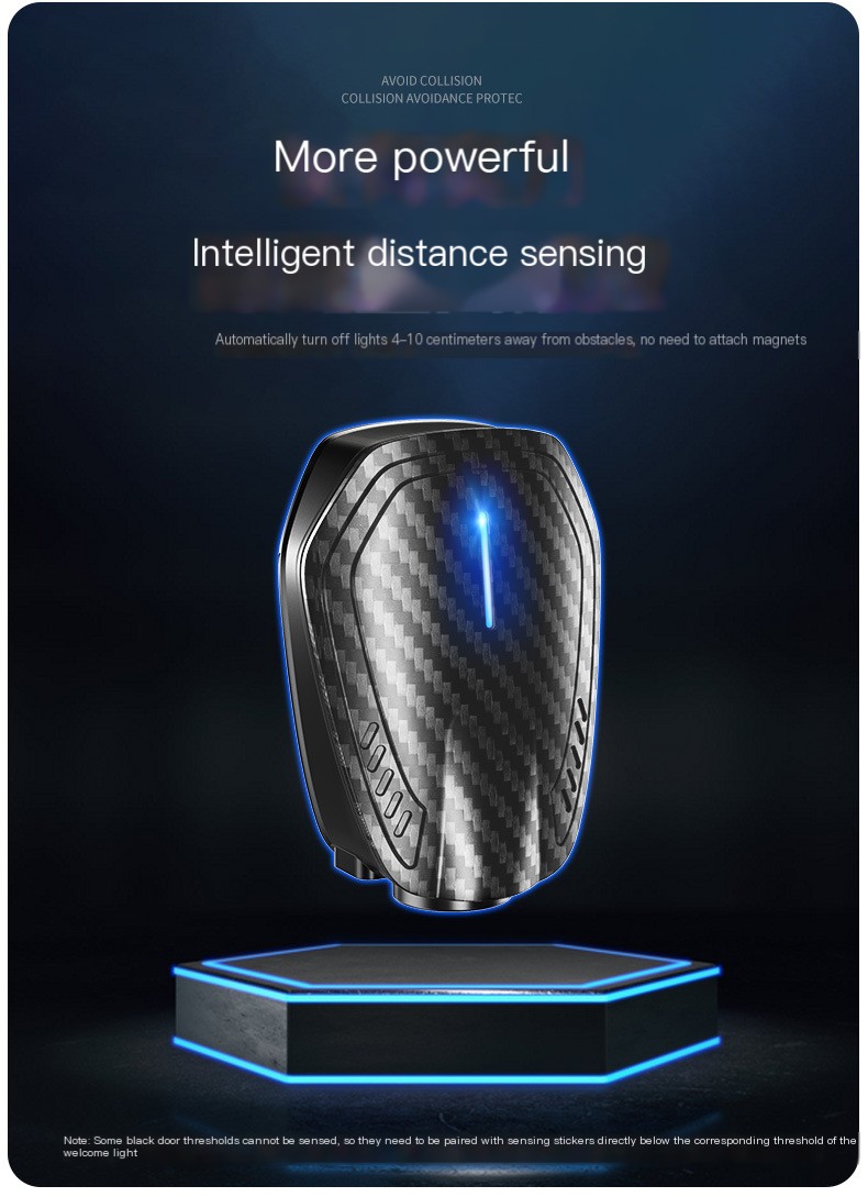 Universal car door opening sensor projection light